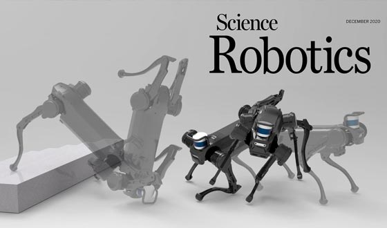 国内第一个荣登Science Robotics封面的四足银河